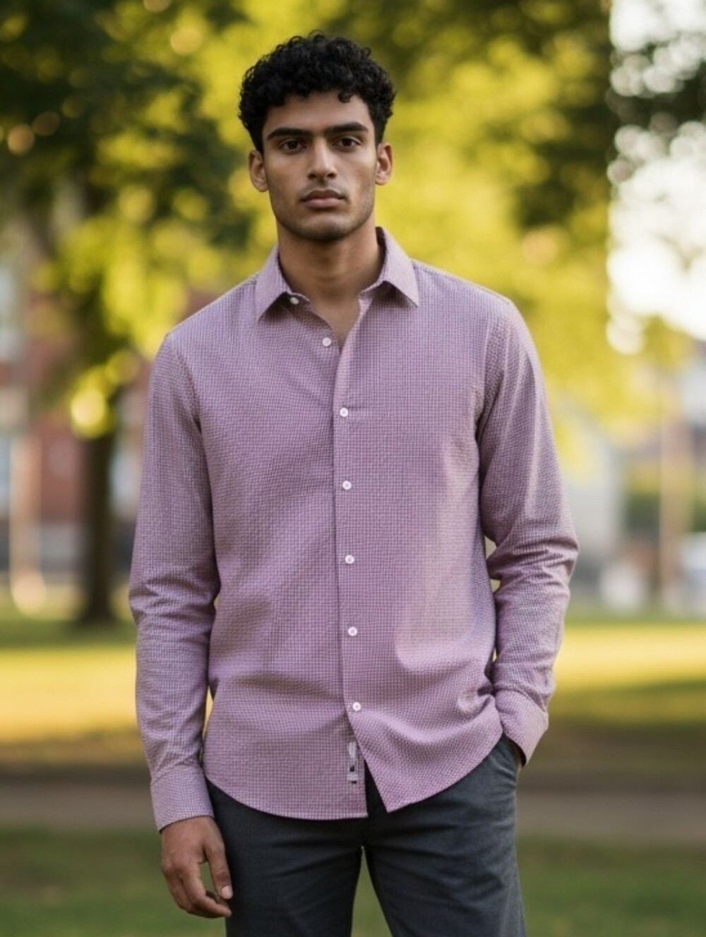 Bonobos Men's Casual Gingham Shirt